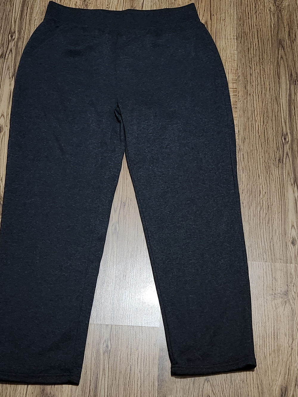Bobbie Brooks Charcoal Black Track Pants